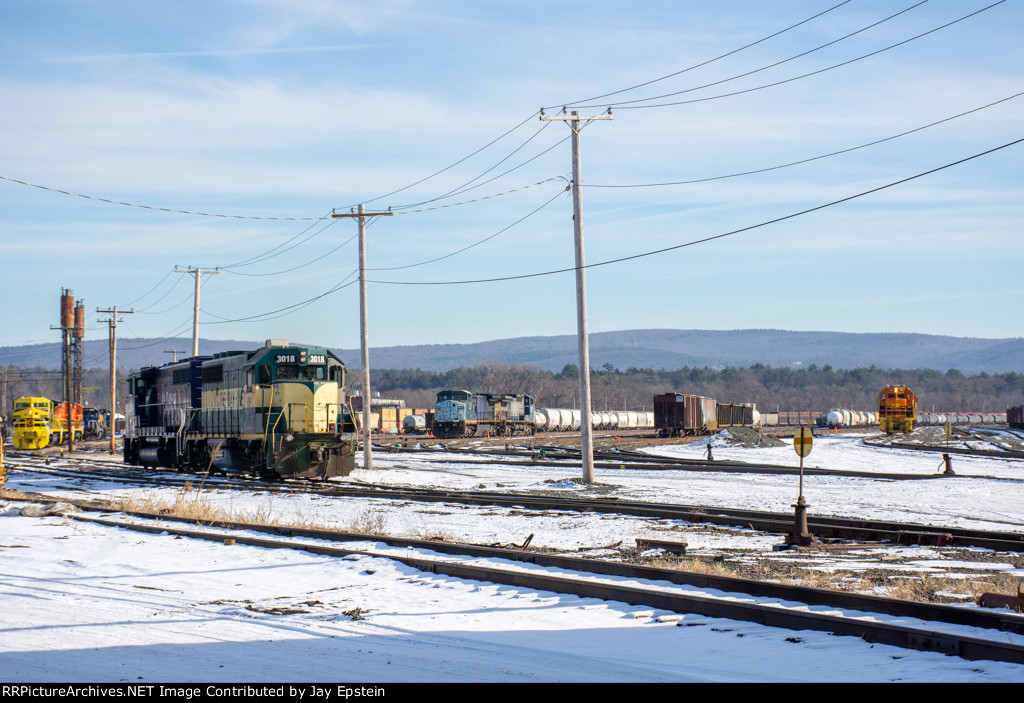 Kaleidoscope of colors at East Deerfield Yard